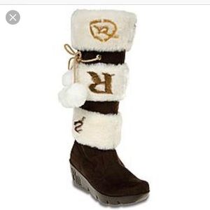 ROCAWEAR Faux Fur Mid Calf Boots
